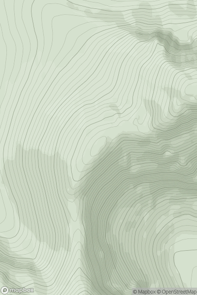 Thumbnail image for Sgurr Mor West Top [Loch Torridon to Loch Maree] showing contour plot for surrounding peak